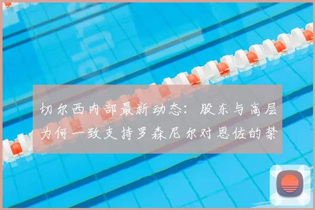 切尔西内部最新动态：股东与高层为何一致支持罗森尼尔对恩佐的禁赛决定？